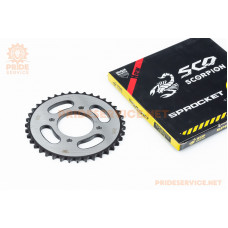 Зірка задня JD125-428-39T-d-58; 4отв.*78мм "гартована"