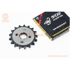 Зірка передня CG/CB-428H-17T "гартована"