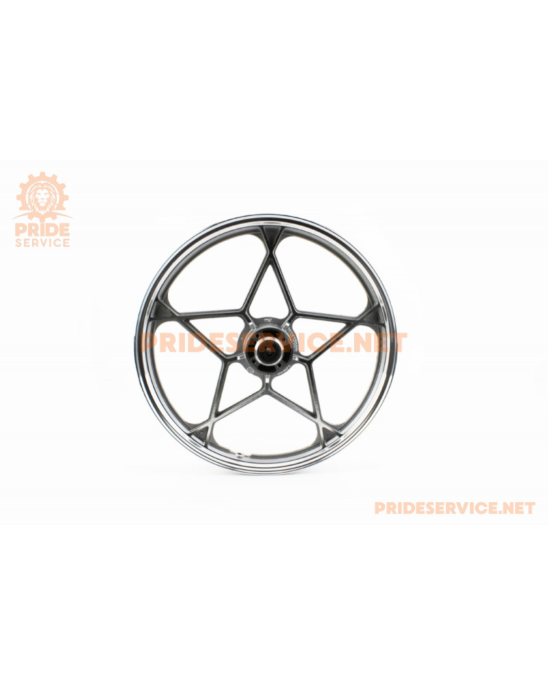 Диск колісний передній литий "під диск" 18x1,6 Viper-125J, сірий (вісь 12мм)