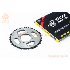 Зірка задня JD125-428-43Т-d-58; 4отв.*78мм "гартована"