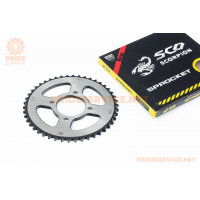 Зірка задня JD125-428-46T-d-58; 4отв.*78мм "гартована"