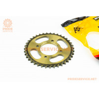 Зірка задня WY125-428-39T-d-58; 4отв.*78мм "гартована"