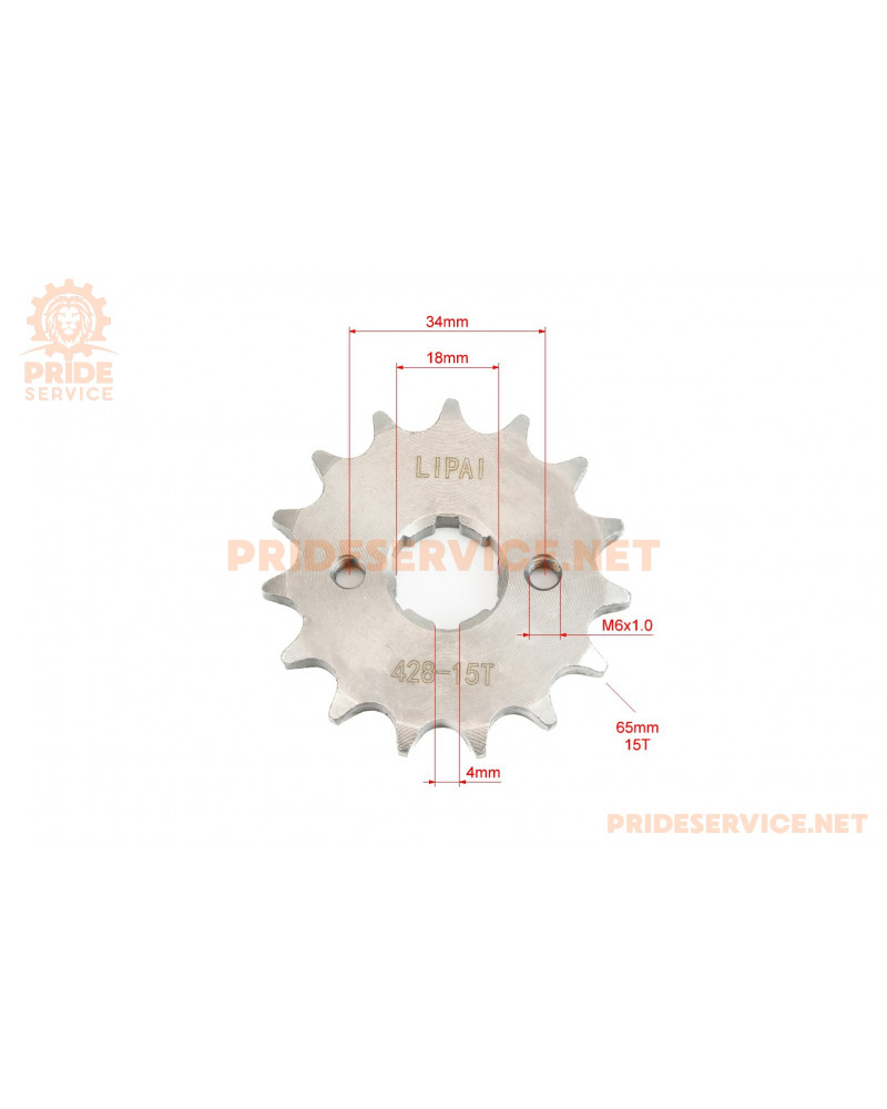 Зірки к-кт ZS125J, 428H-38T+15T