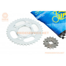 Зірки к-кт ZS125J, 428H-38T+15T