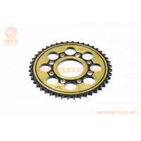 Зірка задня WY125-428-46Т-d-58; 4отв.*90мм "гартована" (ZS125J спиці)