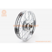 Viper-V200R Колесо заднє спицьоване 2,15-18" з демпфером (барабанне гальмо) (вісь 15мм)