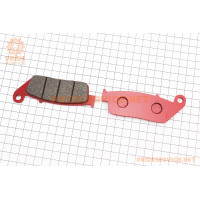 Гальмівні колодки дискові (Viper-V200VXR; HONDA-CM125), червоні YL-F005