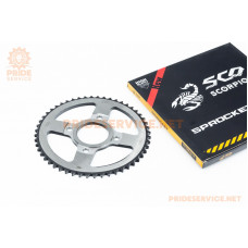 Зірка задня GLPRO-428-52T-d-58; 4отв.*90мм "гартована" (V200R)