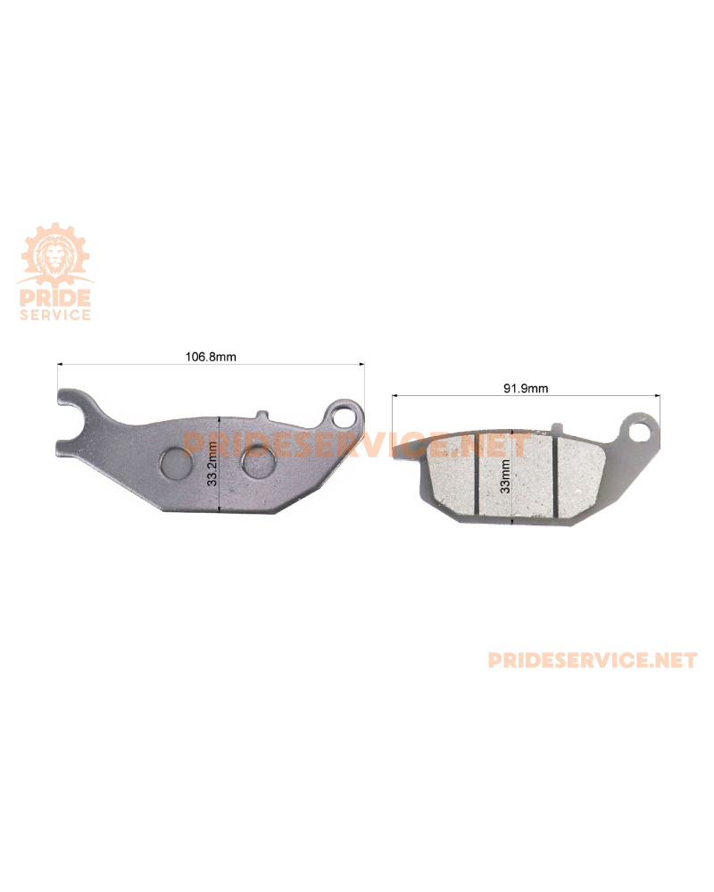 Гальмівні колодки (дискові) Viper-V200-F2/V250-F2; HONDA-CBR125R/CBR 150 R/XL125 V1; SATRIA F150; SUPRA X125; BELAKA, к-кт 2шт