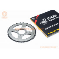 Зірка задня GLPRO-428-56T-d-58; 4отв.*90мм "гартована" (V200R)