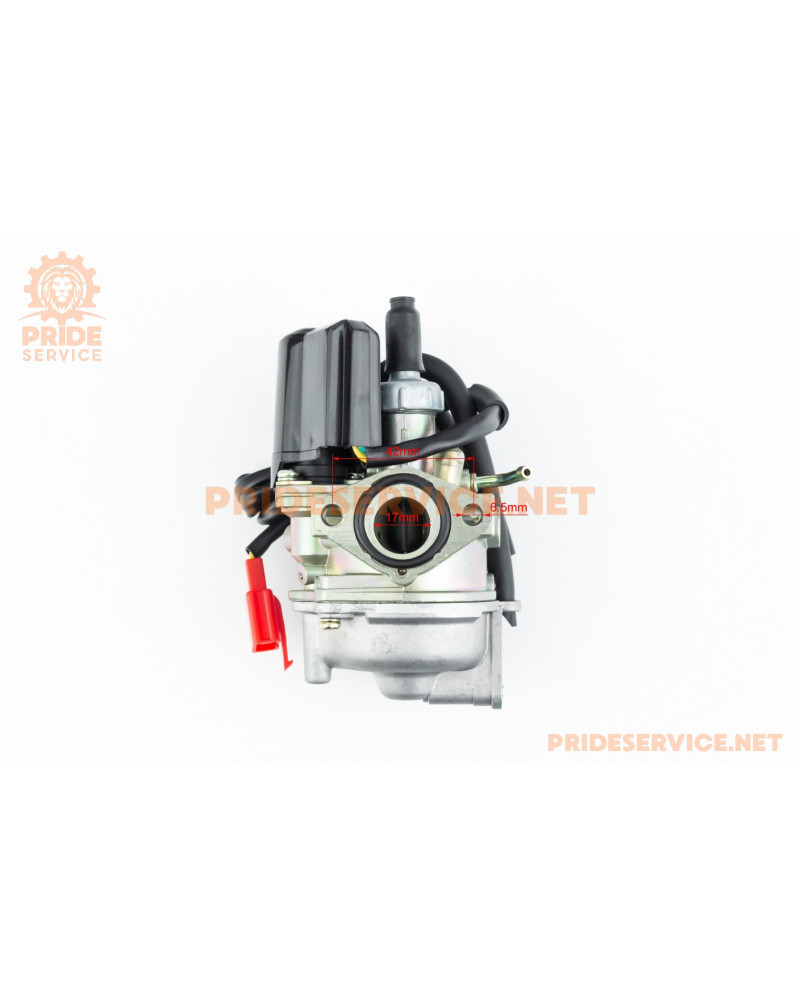 Карбюратор Honda DIO50 AF18/27/28 (d-17) (з додатковим штуцером)