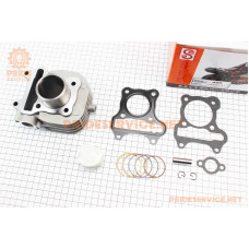 Циліндр к-кт (цпг) Suzuki LET'S 4T 50cc-39мм (палець 10мм), жовта коробка