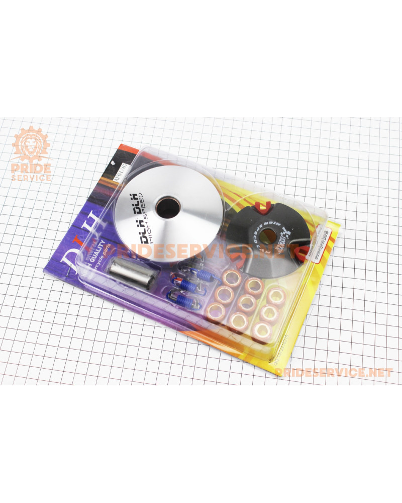 Варіатор передній к-кт Honda DIO50 AF27/LEAD AF-48/AF-62+втулка