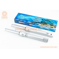 Вилка передня (перо) ліве, праве к-кт 2шт Honda DIO, 390мм (під бараб. гальм.) якісні, сірі