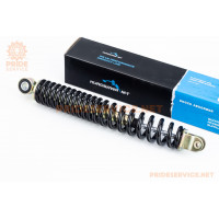 Амортизатор задній GY6/Honda-305мм*D-42мм (втулка 10мм / вилка 8мм), чорний