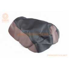 Чохол сидіння Honda DIO FIT (еластичний, міцний матеріал), чорний/коричневий