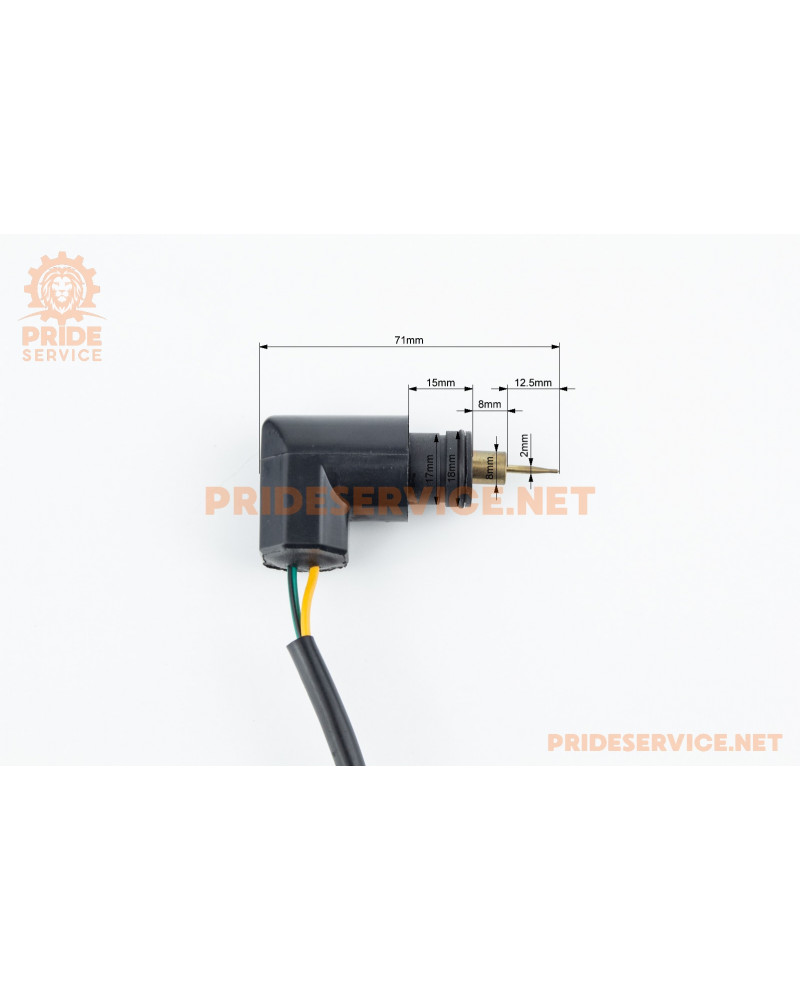 Електроклапан карбюратора Yamaha BWS (5BM)-голка 12,5мм, "посадка" d-18мм