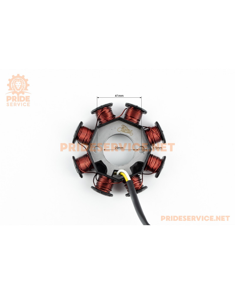 Статор магнето (генератора) Honda DIO AF34/35 (8 котушок роз'єм "мама 3")