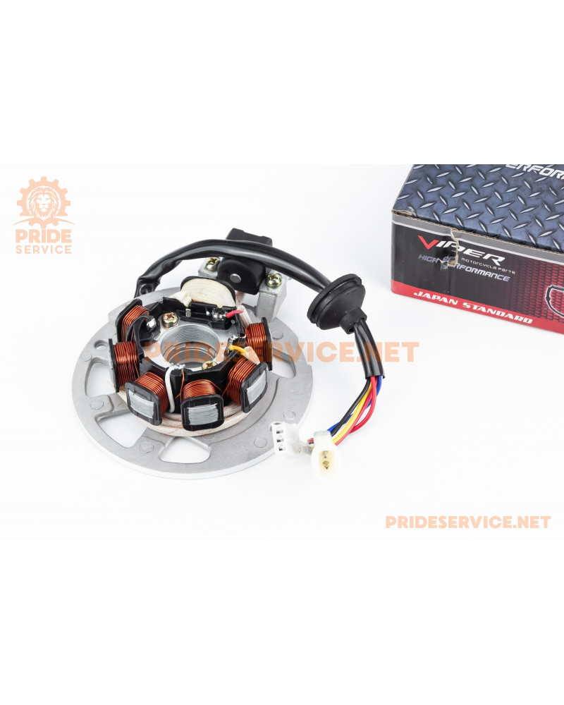 Статор магнето (генератора) Yamaha 3KJ (7 котушок роз'єм "мама/тато 3+2+1")