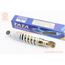 Амортизатор задній GY6/Yamaha-270мм*D-52мм (втулка 10мм / вилка 8мм) регул., білий