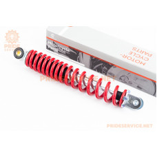 Амортизатор задній GY6/Honda-280мм*D-42мм (втулка 10мм / вилка 8мм), червоний