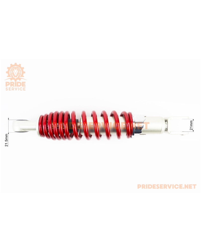 Амортизатор задній GY6/Yamaha-270мм*D-50мм (втулка 10мм / вилка 8мм) регул., червоний Амортизатор задній GY6/Yamaha-270мм*D-50мм (втулка 10мм / вилка 8мм) регул., червоний