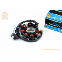 Статор магнето (генератора) Honda DIO AF34/35 (8 котушок роз'єм "мама 3")