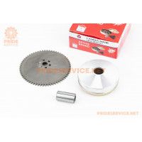 Варіатор передній к-кт Honda DIO50 AF18+втулка, шестерня стартеру