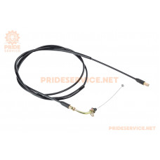 Трос газу Yamaha JOG (наконечник з внутрішньою різьбою) (трос 187см; кожух 176см)