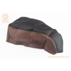 Чохол сидіння Honda GIORNO AF-24 (еластичний, міцний матеріал), чорний/коричневий