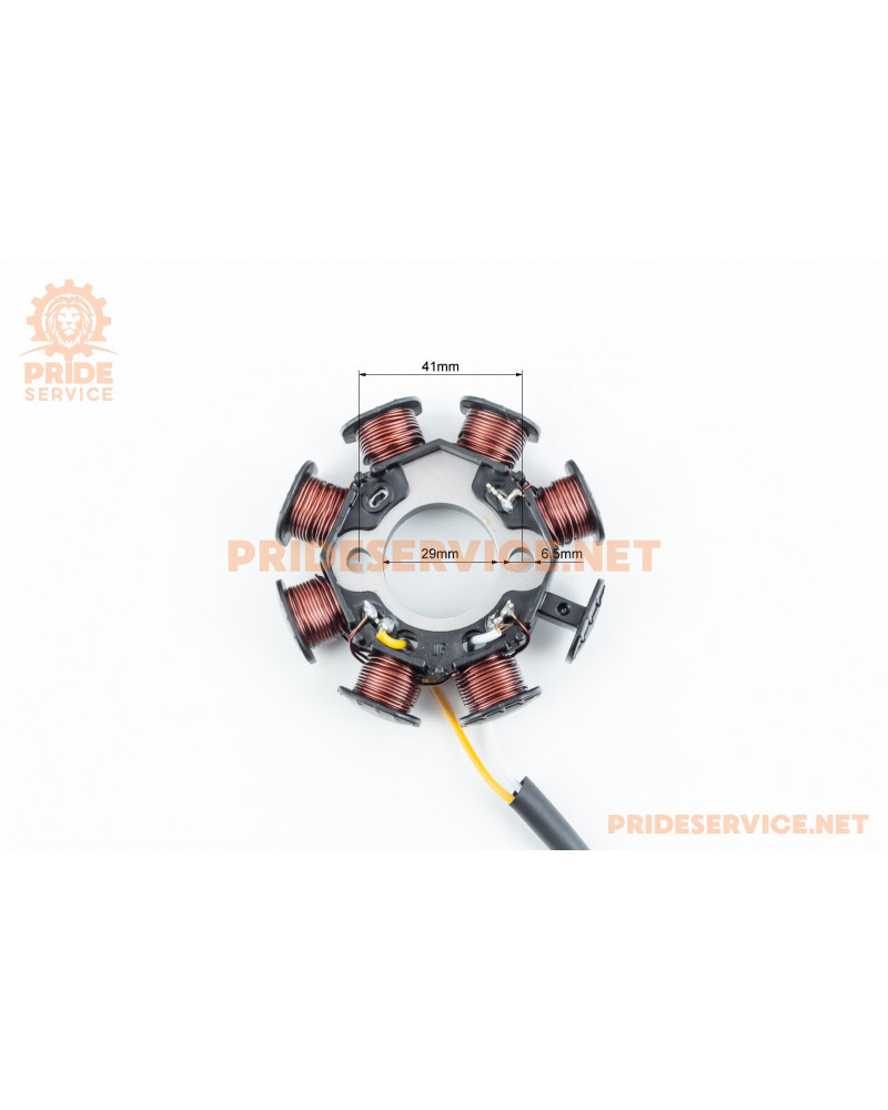 Статор магнето (генератора) Suzuki LET'S (6 котушок роз'єм "тато 5+1")