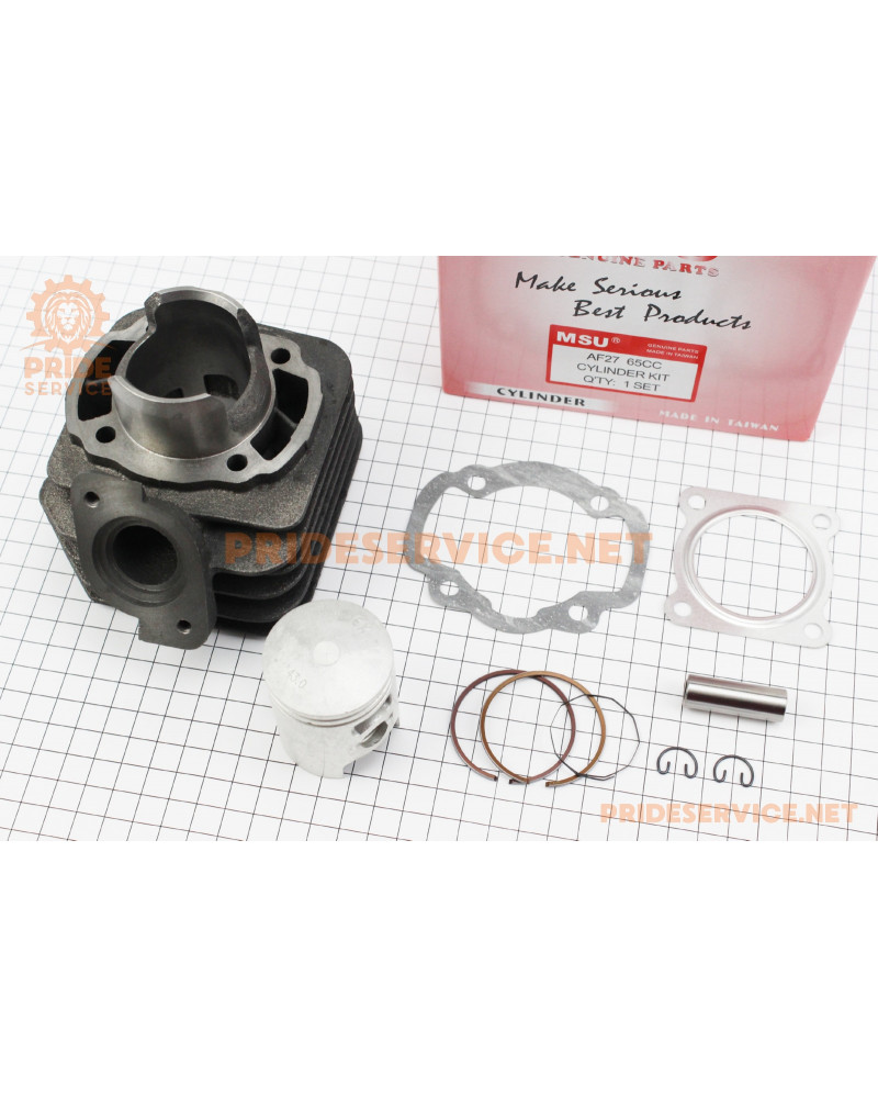 Циліндр к-кт (цпг) Honda DIO AF27 65cc-43мм (палець 12мм) (AF18, AF25, AF28 DIO; AF24, AF30, AF31, AF51 TACT; LEAD20; FIT)