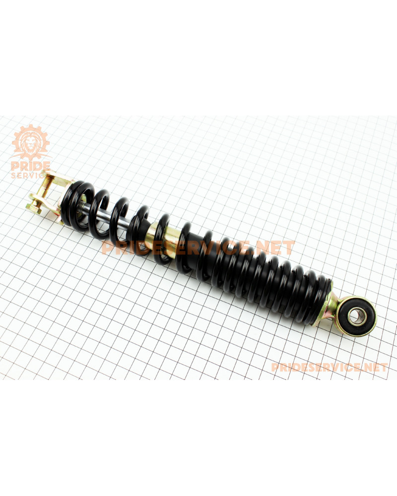 Амортизатор задній GY6/Honda-280мм*D-42мм (втулка 10мм / вилка 8мм), чорний