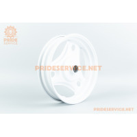 Диск колісний передній Suzuki AD50 бараб. гальма (сталевий), білий