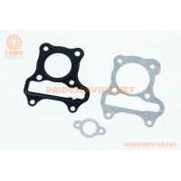 Прокладка поршнева Suzuki LET'S 4T50cc-39мм, к-кт 3 деталі (метал)