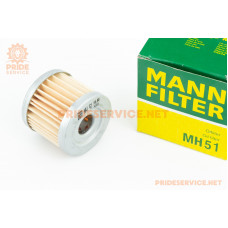 Фільтр-елемент оливний MH 51 (44x40мм) Suzuki AN/UH(Burgman)/DR(Djebel)/GS/GZ/DF(Marine), Hyosung GA/GT/GV/RT, Geon Dakar