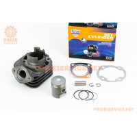 Циліндр к-кт (цпг) Honda DIO ZX/AF34 50cc-40мм (палець 12мм) (AF35 DIO ZX; AF48 LEAD), поршень з тефлоновим покриттям