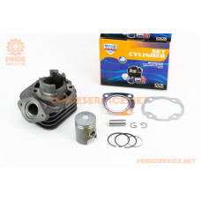 Циліндр к-кт (цпг) Honda DIO ZX/AF34 50cc-40мм (палець 12мм) (AF35 DIO ZX; AF48 LEAD), поршень з тефлоновим покриттям