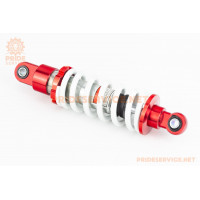 Амортизатор задній МОНО 250мм*d-67мм (втулка 10мм/втулка 10мм) регул., червоний