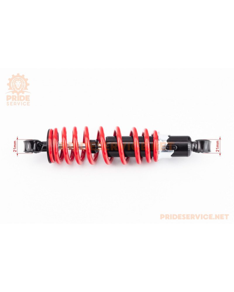 Амортизатор задній МОНО 255мм*d??мм (втулка мм/втулка мм) регул., білий