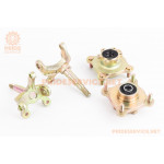 Цапфа (поворотний кулак) ATV 150-250 правий+лівий в зборі з маточкою (на 4 болти) під дискове гальмо (вісь 20/17мм)