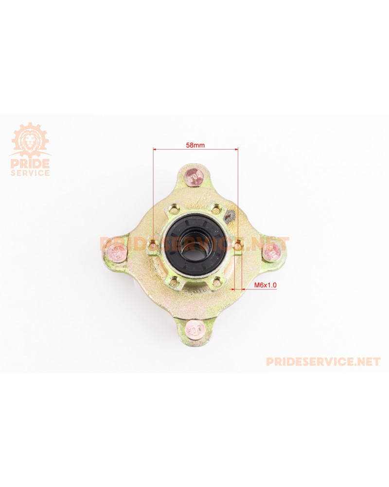 Цапфа (поворотний кулак) ATV 150-250 правий+лівий в зборі з маточкою (на 4 болти) під дискове гальмо (вісь 20/17мм)