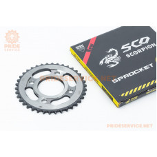 Зірка задня WY125-428-38T-d-58; 4отв.*90мм "гартована" (ZS125J спиці)