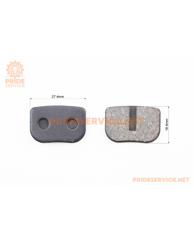 Гальмівні колодки Disk-brake (Avid 79cc, Mini Bike Rear, MBX10, Motovox, ATV), чорні YL-1003