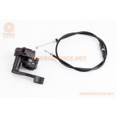 Важіль газу в зборі тип 1 "малий"+трос, ATV 50-150cc метал