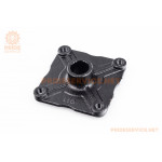 Ступиця колеса зі шліцями для осі 24мм під 4 болти, чорна