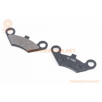 Гальмівні колодки дискові (Goon 260/CUV Carry 300/Muddy 300/LOF420), чорні YL-F081