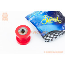 Ролик натягувача ланцюга приводного універсальний d-10мм, D-34мм, L-33, червоний