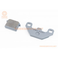 Колодки гальмові дискові (ATV -50/100/150), (CERAMIC FIBER), PRO SERIES, сірі YL-091