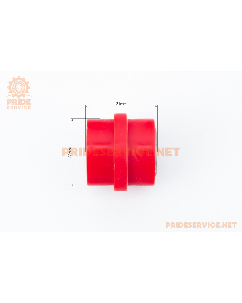 Ролик натягувача ланцюга приводного універсальний d-10мм, D-36мм, L-35, червоний